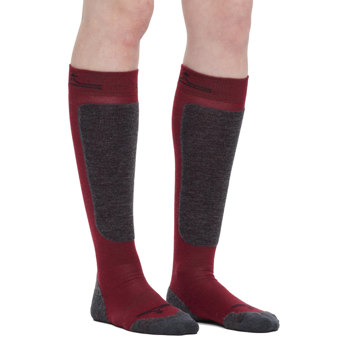 evo Lightweight Merino Plus Snow Socks Bloodstone