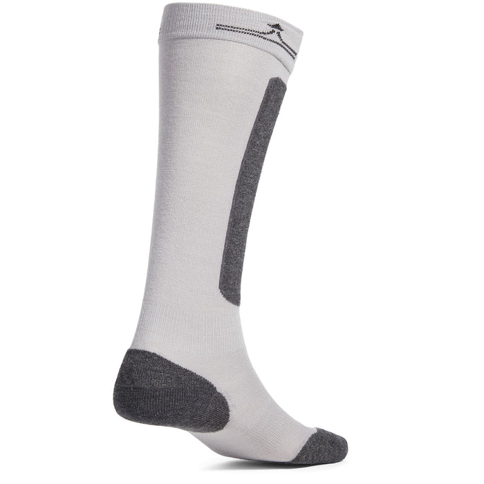 evo Lightweight Merino Plus Snow Socks Nickel