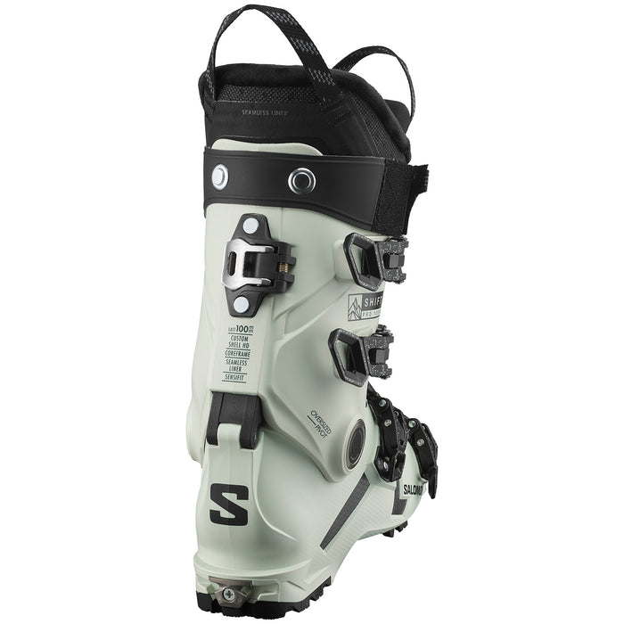 Salomon Shift Pro 100 Alpine Touring Ski Boots - Women's 2024 White Moss/Black/White