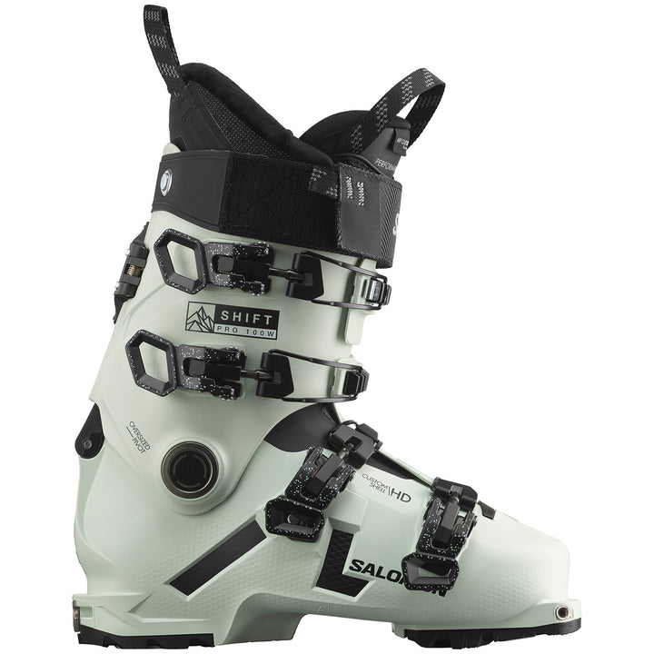 Salomon Shift Pro 100 Alpine Touring Ski Boots - Women's 2024 White Moss/Black/White