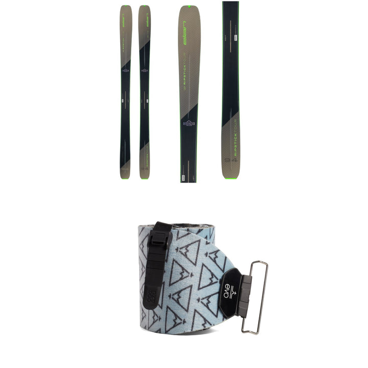 Elan Ripstick Tour 94 Skis 2023 + evo x Pomoca Pro Glide Climbing Skins