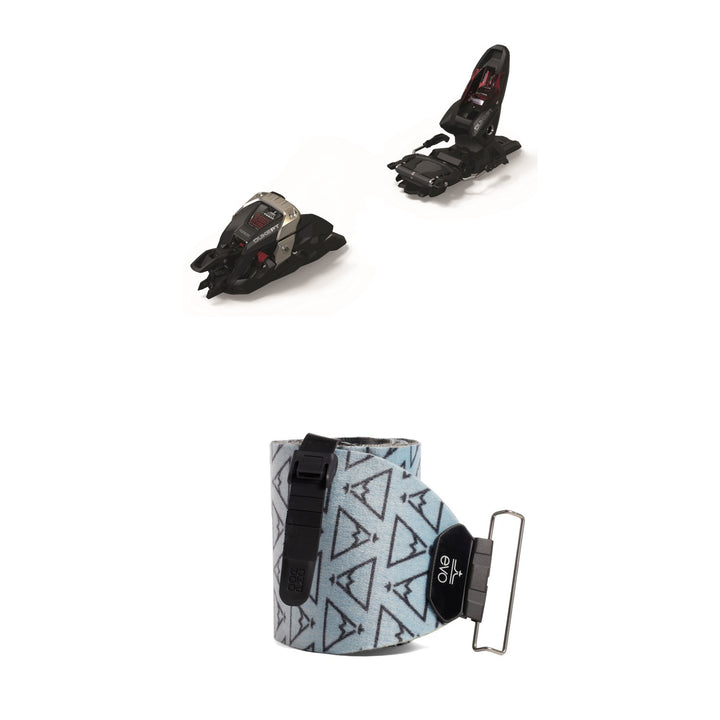 Marker Duke PT 12 Alpine Touring Ski Bindings + evo x Pomoca Pro Glide Climbing Skins