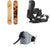 Arbor Carter Camber Splitboard + Union Charger Pro Splitboard Bindings + evo x Pomoca Pro Glide Splitboard Skins 2024
