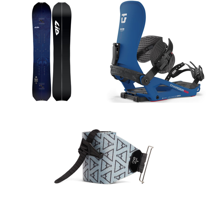 Lib Tech T.Rice Orca Splitboard + Union Charger Pro Splitboard Bindings + evo x Pomoca Pro Glide Splitboard Skins 2024