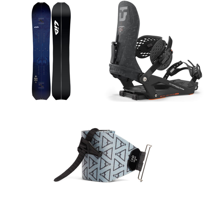 Lib Tech T.Rice Orca Splitboard 2024 + Union Charger FC Splitboard Bindings + evo x Pomoca Pro Glide Splitboard Skins 2024
