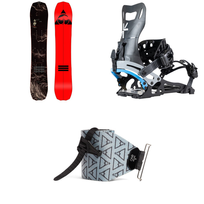 Arbor Bryan Iguchi Pro Camber Splitboard + Karakoram Nomad + Split Interface Splitboard Bindings + evo x Pomoca Pro Glide Splitboard Skins 2024