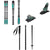 K2 Mindbender 85 Skis - Women's + Marker Squire 11 Ski Bindings + evo Merge Ski Poles