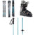 Nordica SUV 84 + TP2 Compact FDT Ski Bindings + Rossignol Kelia 50 Ski Boots - Women's + evo Merge Ski Poles 2024