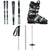 K2 Disruption 75 Skis + M2 10 Quikclik Bindings + Dalbello Veloce Max 65 W Ski Boots - Women's + evo Refract Ski Poles 2024