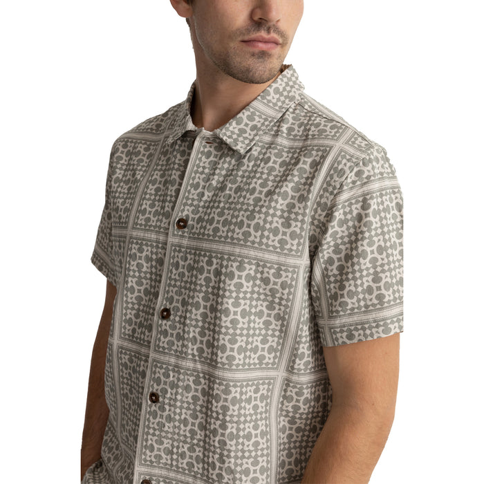 Rhythm Tile Short-Sleeve Shirt - Men's Sage