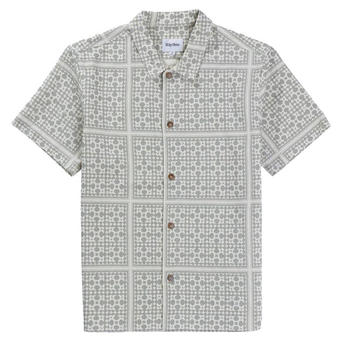 Rhythm Tile Short-Sleeve Shirt - Men's Sage