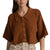 Rhythm Evermore Knit Short-Sleeve Shirt - Women's Caramel