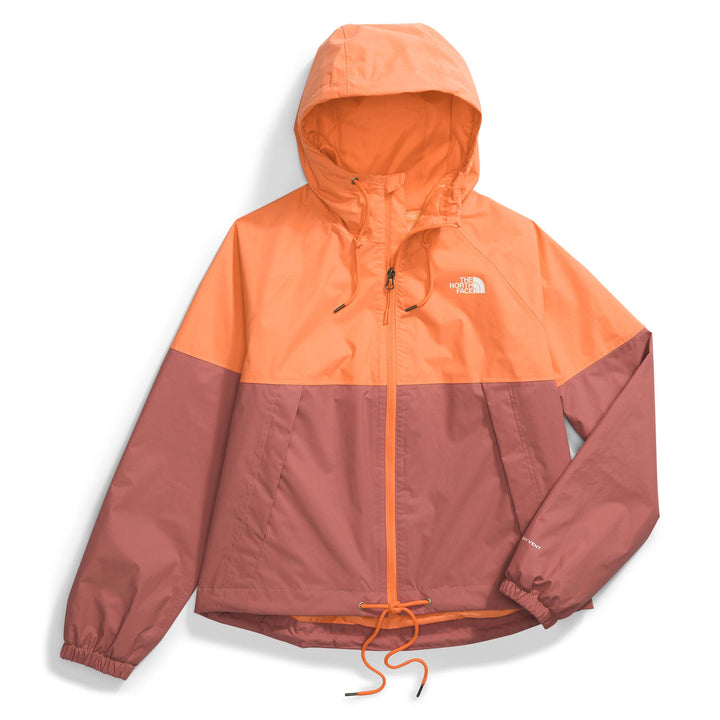 The North Face Antora Rain Hoodie - Women's Peach Granite/Light Mahogany
