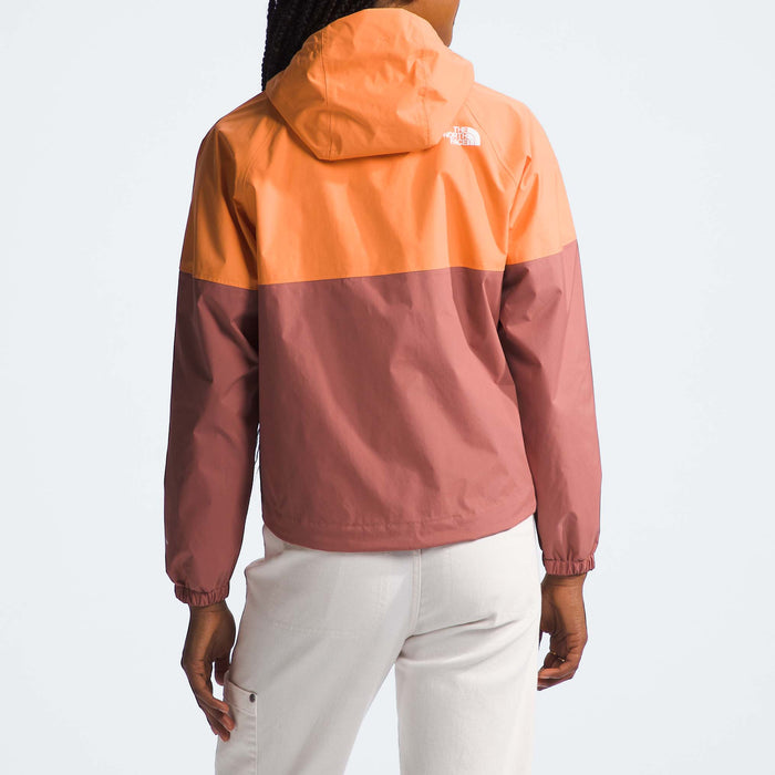 The North Face Antora Rain Hoodie - Women's Peach Granite/Light Mahogany