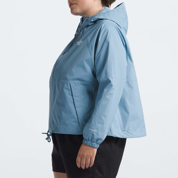 The North Face Antora Plus Rain Hoodie - Women's Steel Blue