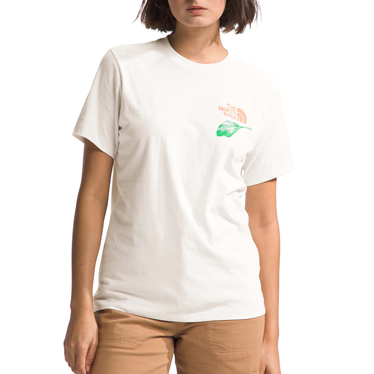 The North Face Short-Sleeve Outdoors Together T-Shirt - Women's White Dune/Outdoors Together Graphic
