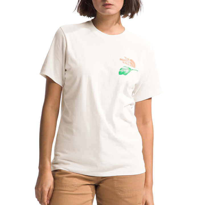 The North Face Short-Sleeve Outdoors Together T-Shirt - Women's White Dune/Outdoors Together Graphic