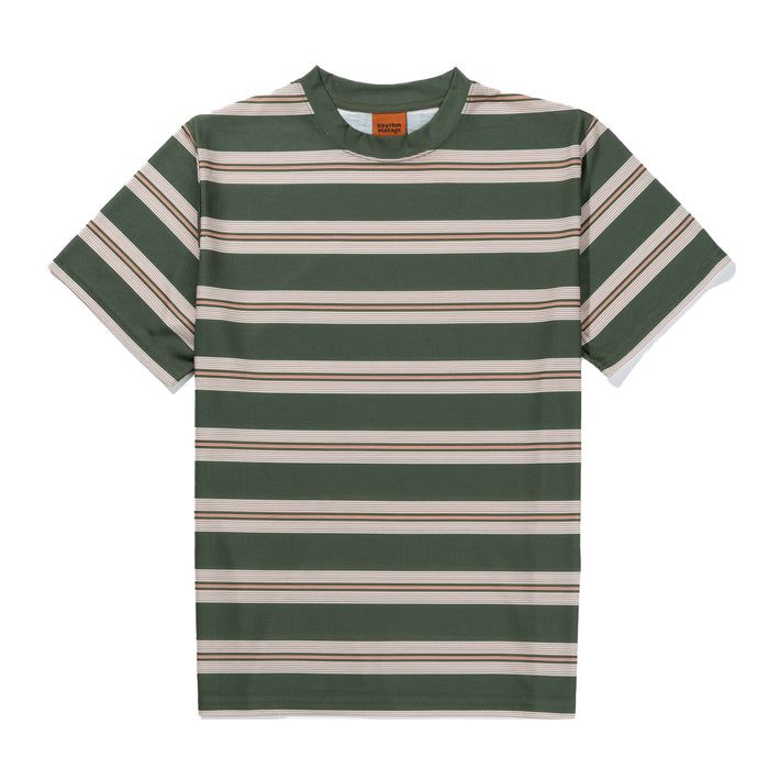Rhythm Vintage Stripe Short-Sleeve T-Shirt - Men's Olive
