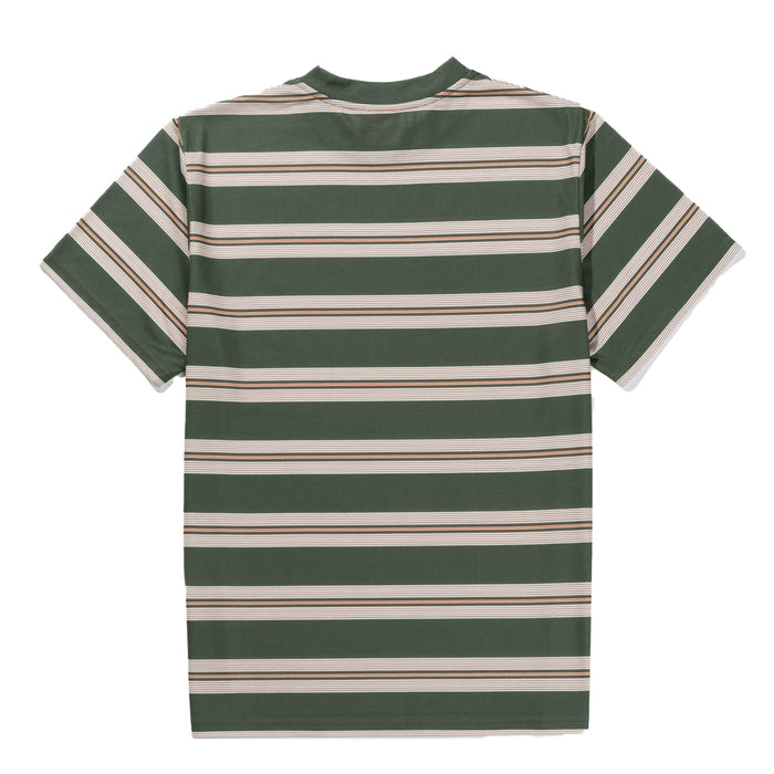 Rhythm Vintage Stripe Short-Sleeve T-Shirt - Men's Olive