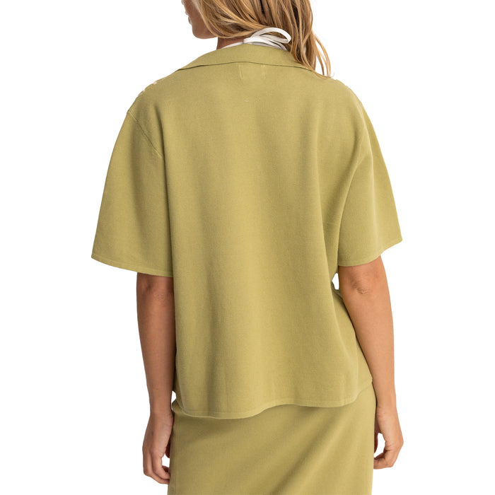 Rhythm Horizon Knitted Shirt - Women's Palm