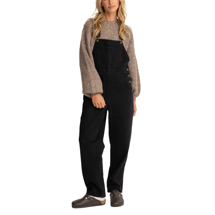 Rhythm Daybreak Overalls - Women's Black