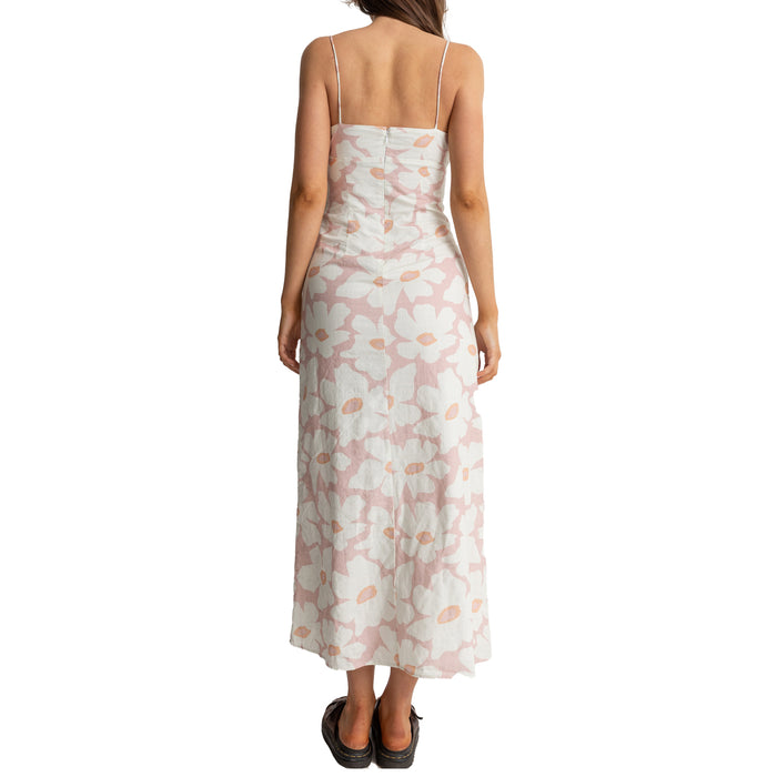 Rhythm Mimi Floral Gathered Maxi Dress - Women's Rose