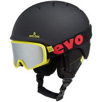 evo Sessel Helmet + Goggle Combo - Kids' Black::Black