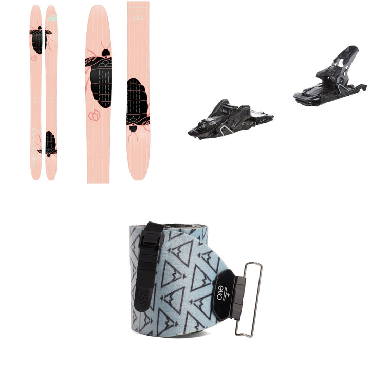 Coalition Snow La Nieve Skis - Women's + Salomon S/Lab Shift MNC 13 Alpine Touring Ski Bindings + evo x Pomoca Pro Glide Climbing Skins 2023
