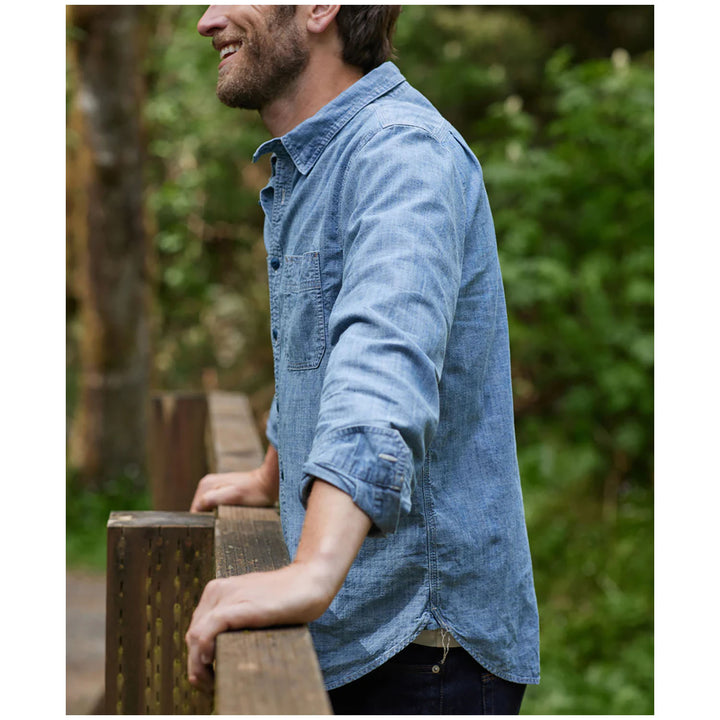 Outerknown Chambray Utility Shirt - Men's Chambray