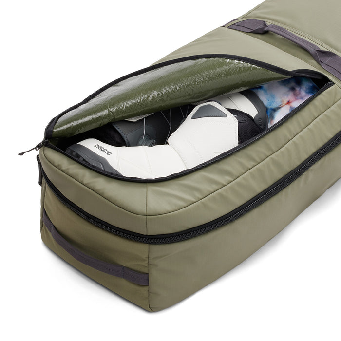 evo Deluxe Snow Roller Bag Olive