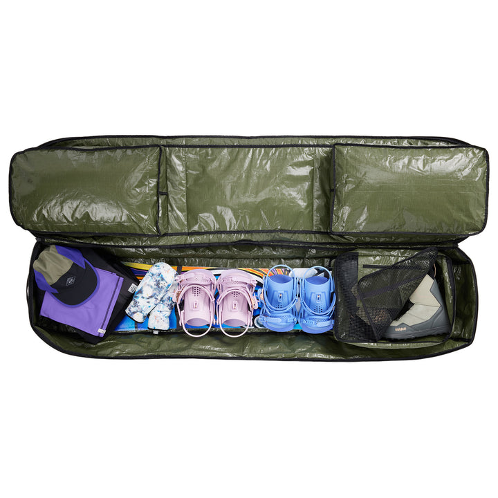 evo Deluxe Snow Roller Bag Olive