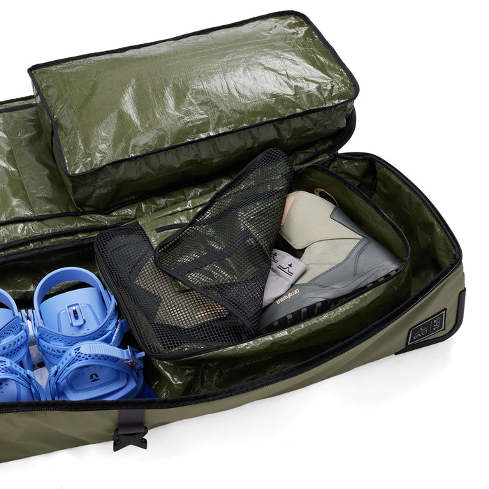evo Deluxe Snow Roller Bag Olive