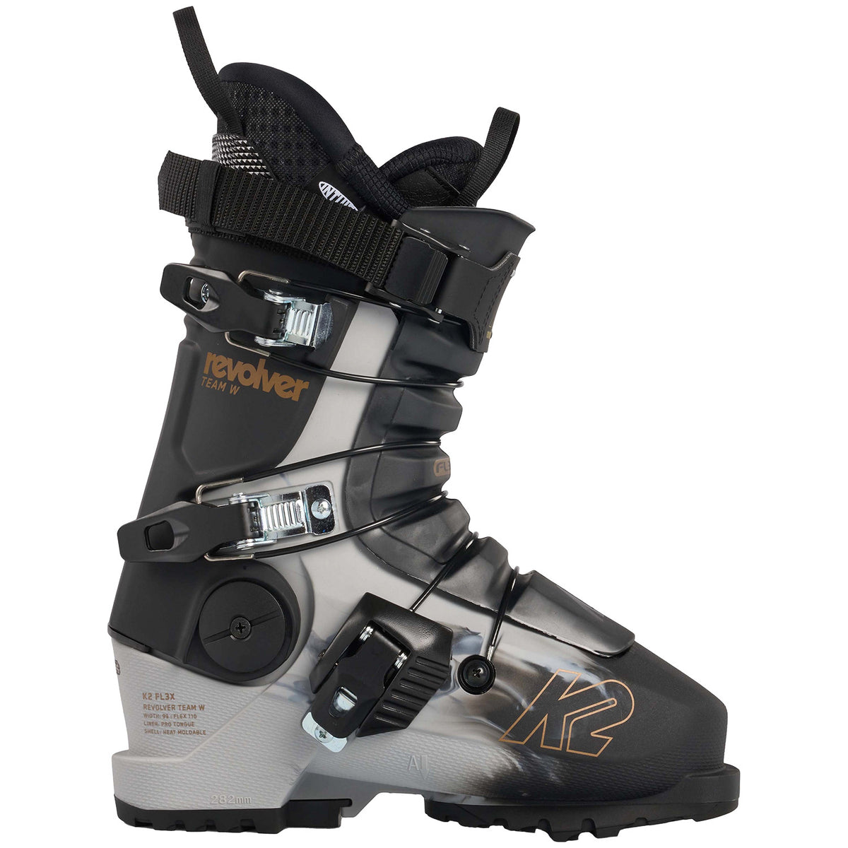 K2 FL3X Revolver Team W Ski Boots - Women's 2023 Gray Swirl