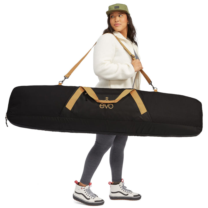 evo Padded Snowboard Bag Black/Brown