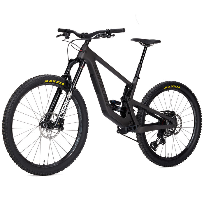 Santa Cruz Bronson 4.1 CC X0 AXS Complete Mountain Bike 2024 Matte Dark Matter