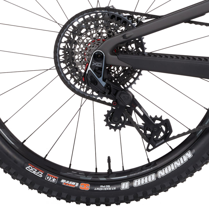 Santa Cruz Bronson 4.1 CC X0 AXS Complete Mountain Bike 2024 Matte Dark Matter