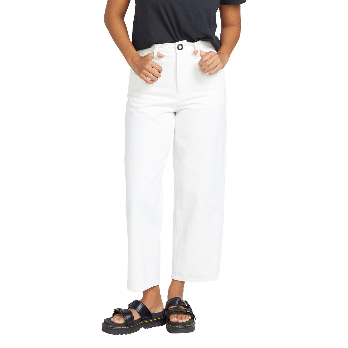 Volcom Weellow Denim Pants - Women's Star White