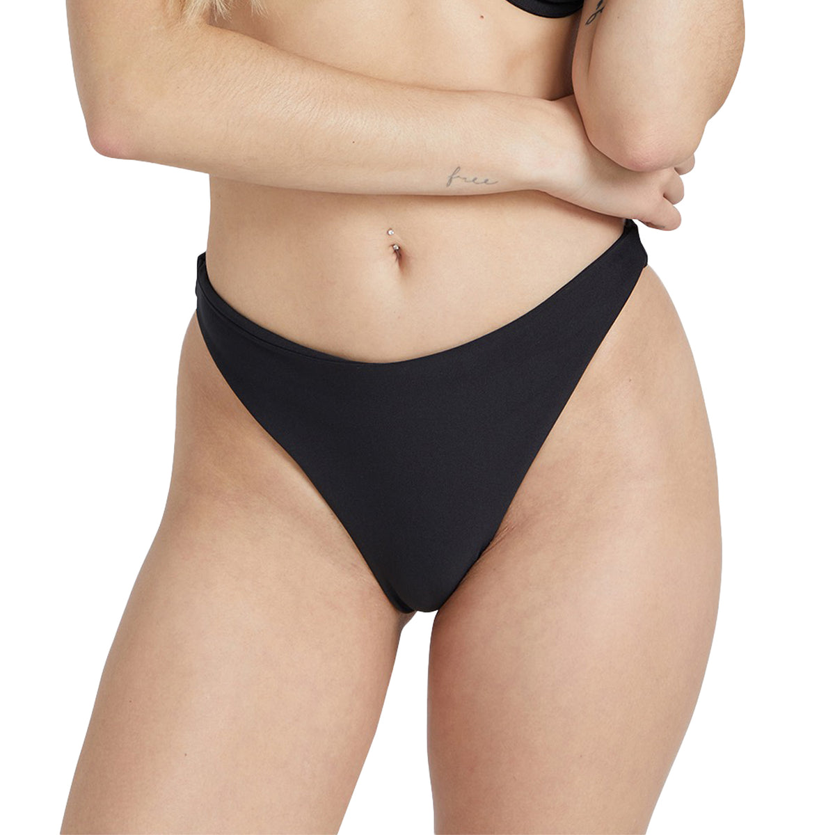 Volcom Simply Seamless Skimpy Bikini Bottom - Women's Black