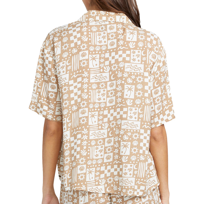 Volcom Sunny Daze Short-Sleeve Shirt - Women's Mocha