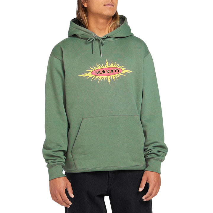 Volcom Nu Sun Pullover Hoodie - Men's Fir Green