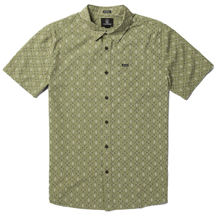 Volcom Stone Mash Short-Sleeve Shirt - Men's Thyme Green