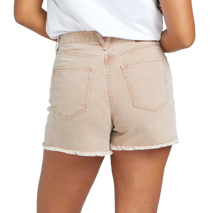 Volcom Standard Step Hi-Rise Shorts - Women's Mocha