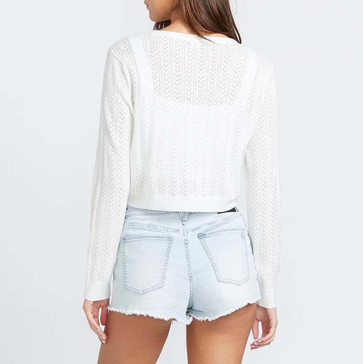 Volcom Shello There Cardi Shirt - Women's Start White