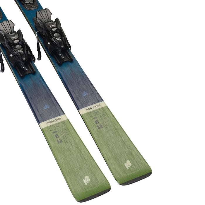 K2 Disruption 78 C Skis + M3 11 Quikclik Bindings 2024