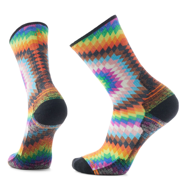 Smartwool Hike Light Cushion Love Lives Here Print Crew Socks Multi Color