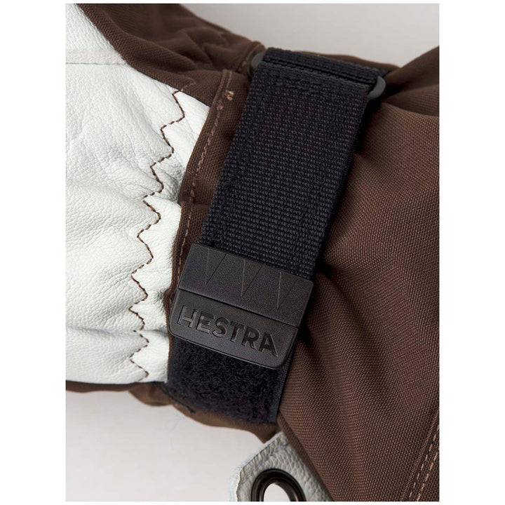 Hestra Army Leather Heli Ski 3-Finger Mittens Espresso