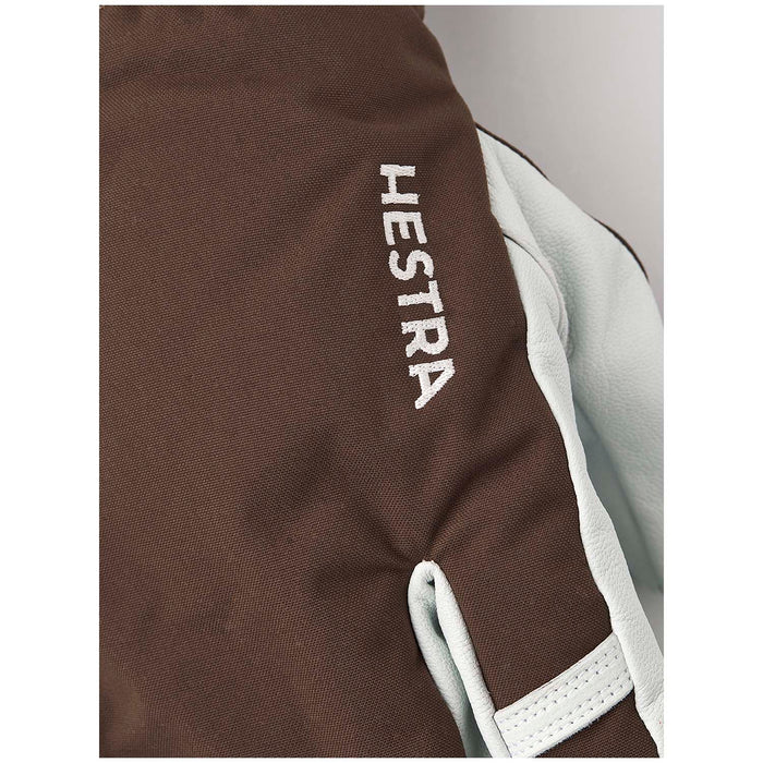Hestra Army Leather Heli Ski 3-Finger Mittens Espresso