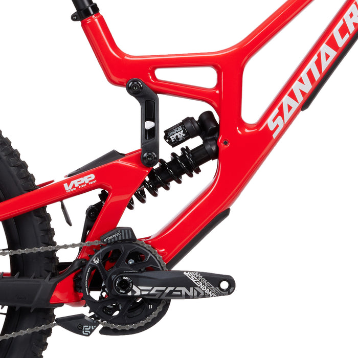 Santa Cruz V10 8 CC DH S Complete Mountain Bike 2024 Gloss Red
