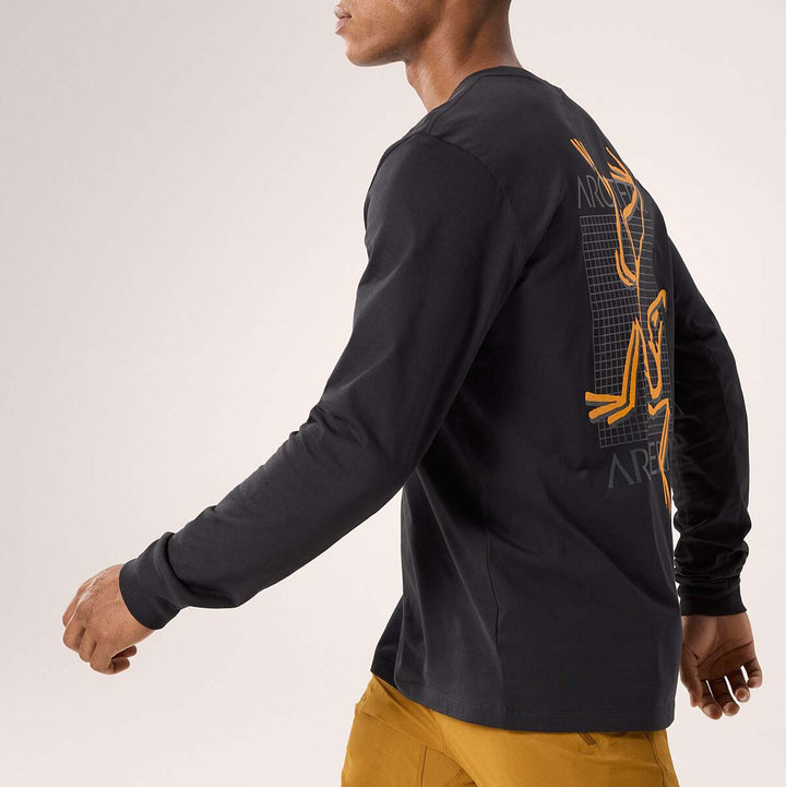 Arc'teryx Arc’Multi Bird Logo Long-Sleeve T-Shirt - Men's Black