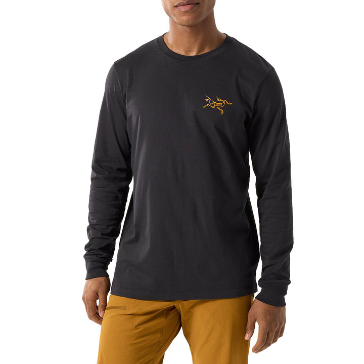 Arc'teryx Arc’Multi Bird Logo Long-Sleeve T-Shirt - Men's Black